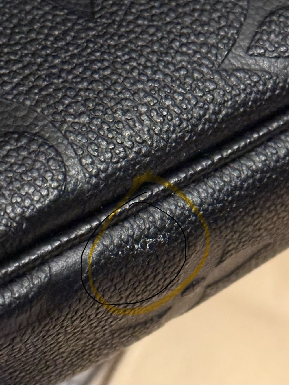 AUTHENTIC Louis Vuitton Empreinte Wallet On Chain Ivy - Picture 12 of 15